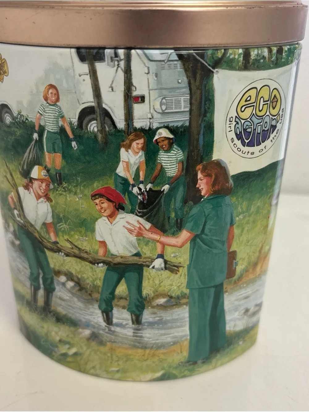 Girl Scouts vintage girl
